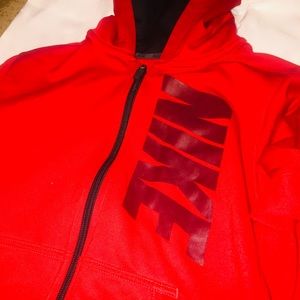 Boys zip up dri-fit jacket with the hood